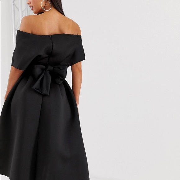 Fallen Shoulder Midi Dress - Picture 3 of 3